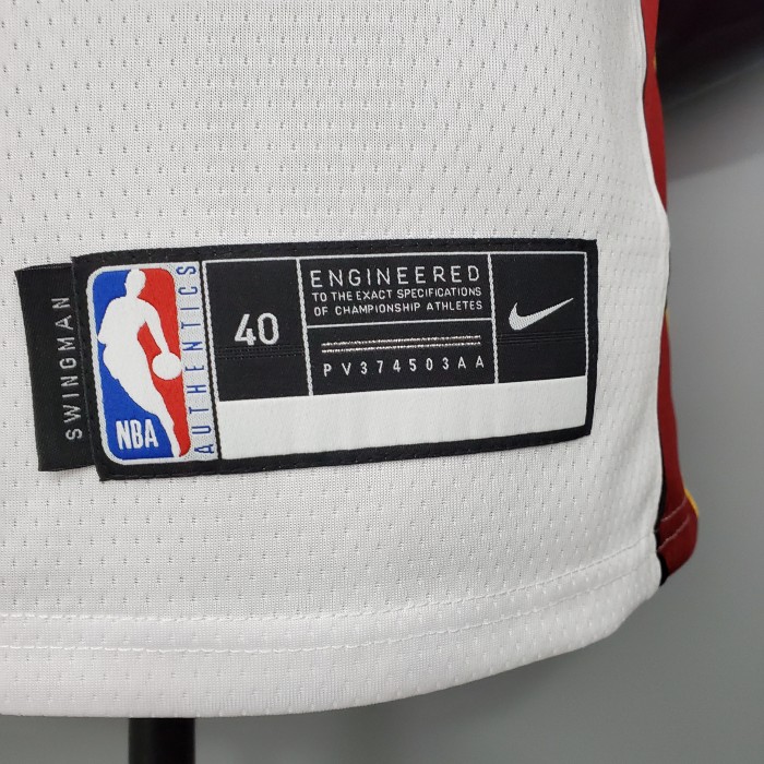 LeBron James Miami Heat Bonus Edition Swingman Jersey White