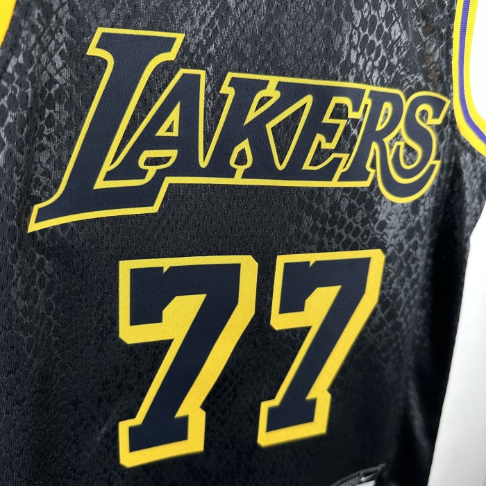 Los Angeles Lakers Kids Jersey Blue Icon Edition 22/23 NO.77 Dončić