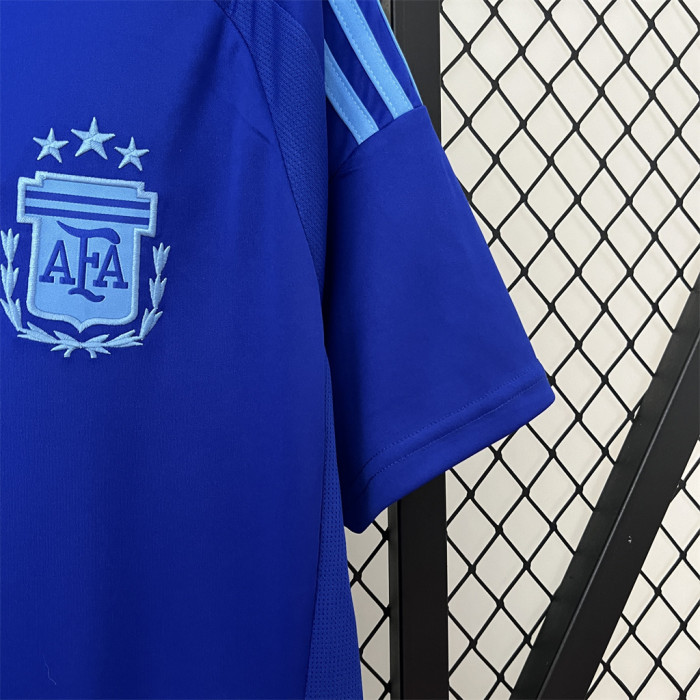 Argentina 2024 Copa America Away Man Jersey With FIFA World Cup badge