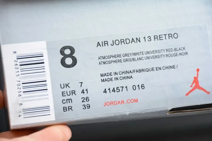 Air Jordan 13 Reverse He Got Game Grey White 414571-016
