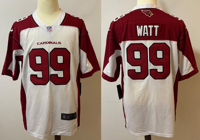 Carolina Panthers Jersey White NO.99 WATT