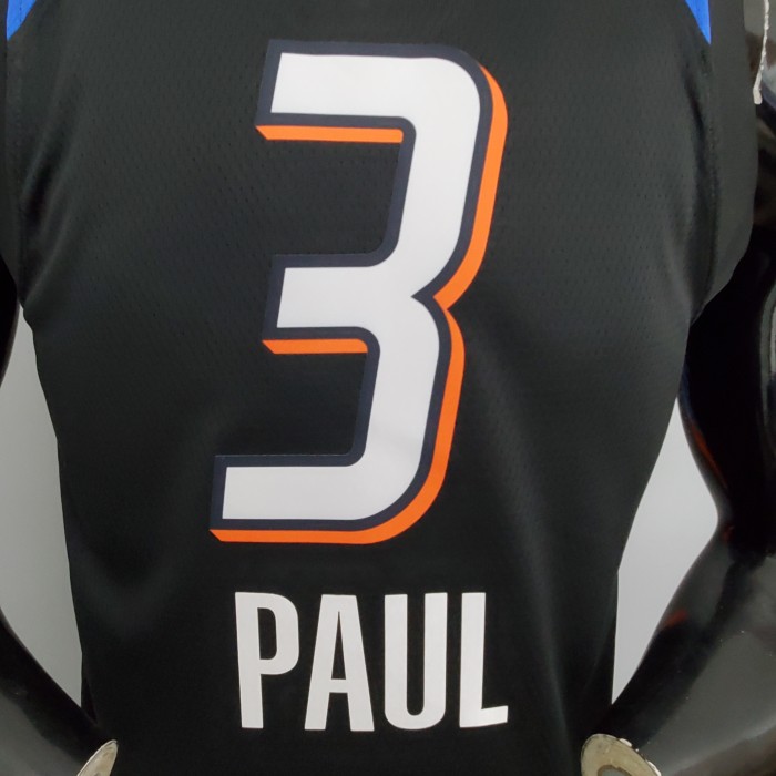 Chris Paul Oklahoma City Thunder City Edition Swingman Jersey Black