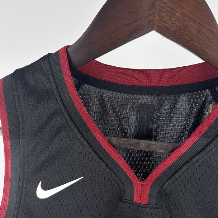 Miami Heat Kids Jersey Black 22/23 NO.22 Butler