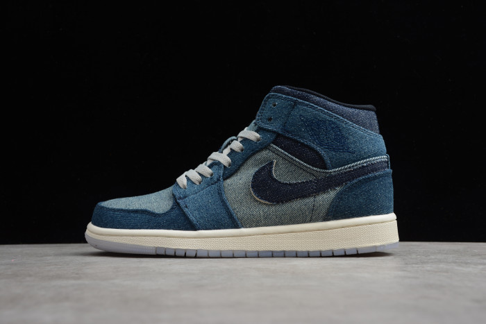 Air Jordan1 Mid light Smoke Grey 852542-009