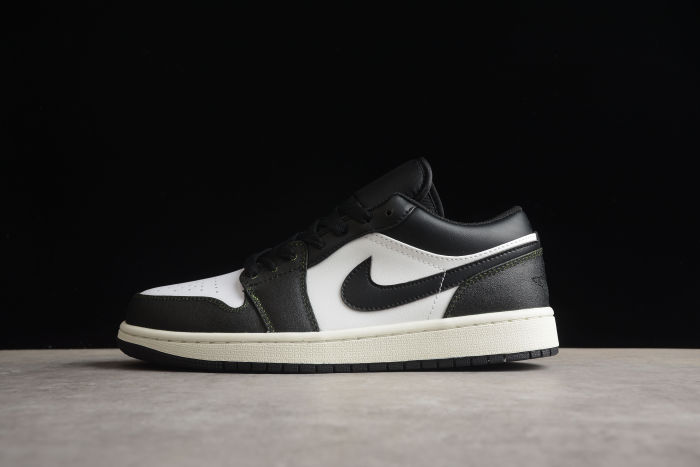 Air Jordan 1 Low Black/Electric Green DO8244-003