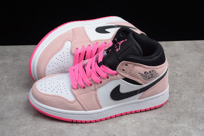 Air Jordan 1 Mid Crimson Hyper Pink 852542-801