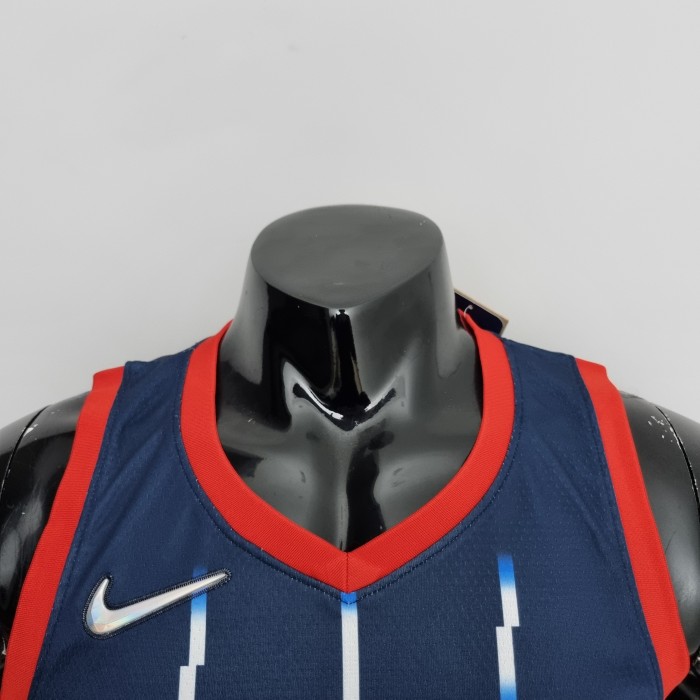 James Harden Houston Rockets 2022 City Edition Swingman Jersey Blue