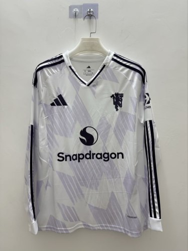 Manchester United Man Away Long Sleeve Jersey 25/26