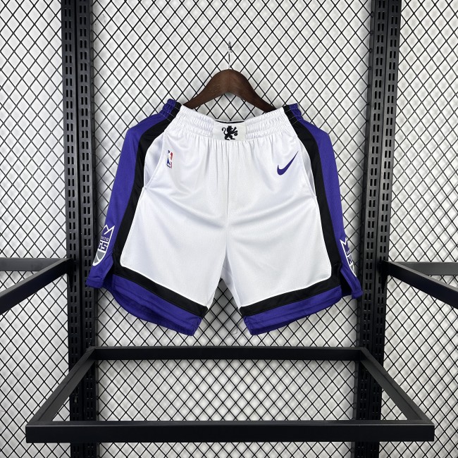 Sacramento Kings Shorts White Classic Edition 23/24