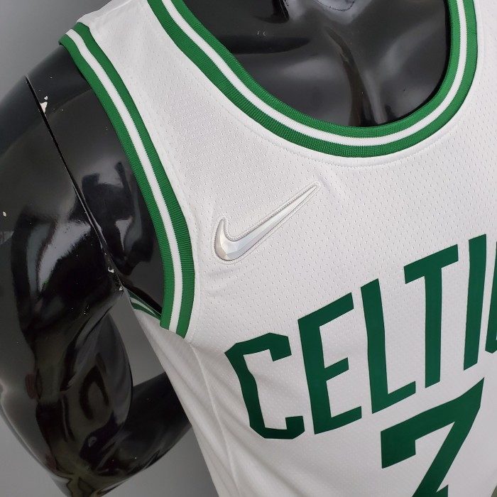 Jaylen Brown Boston Celtics 75th Anniversary 2021/22 Swingman Jersey White
