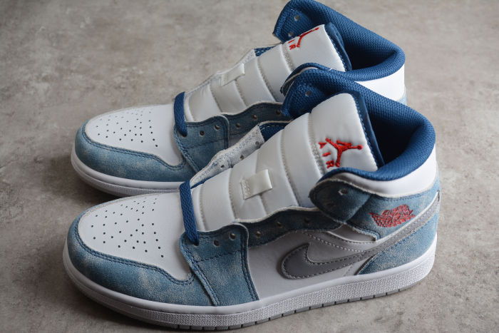 Air Jordan 1 MID classic retro cultural leisure sports basketball shoes