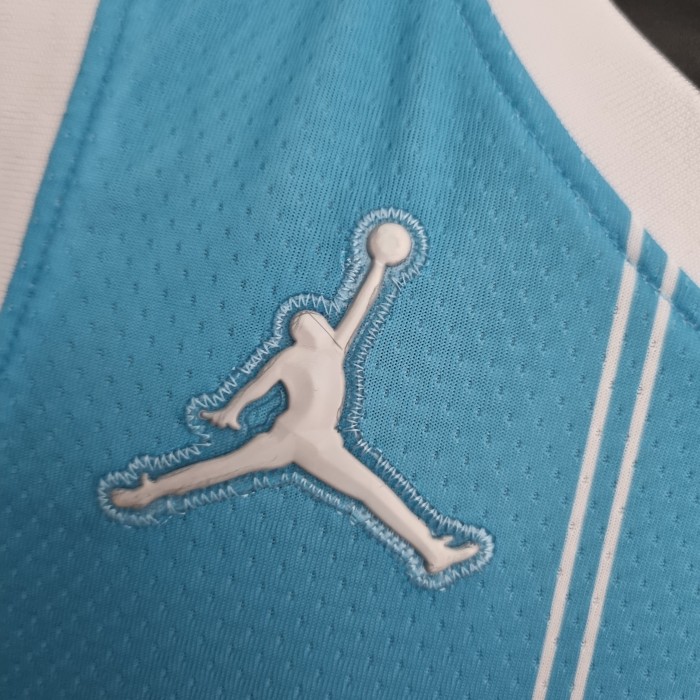LaMelo Ball Charlotte Hornets 75th Anniversary Swingman Jersey Blue