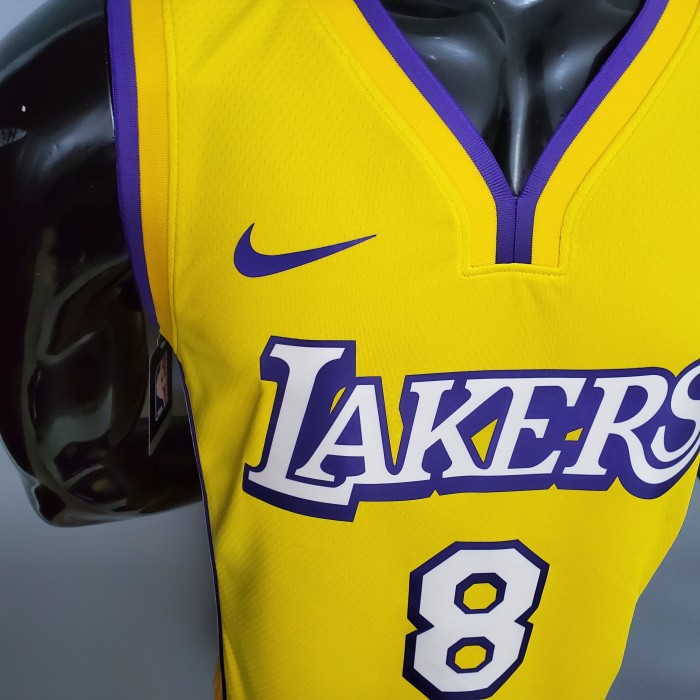 Kobe Bryant Los Angeles Lakers Swingman Jersey Yellow