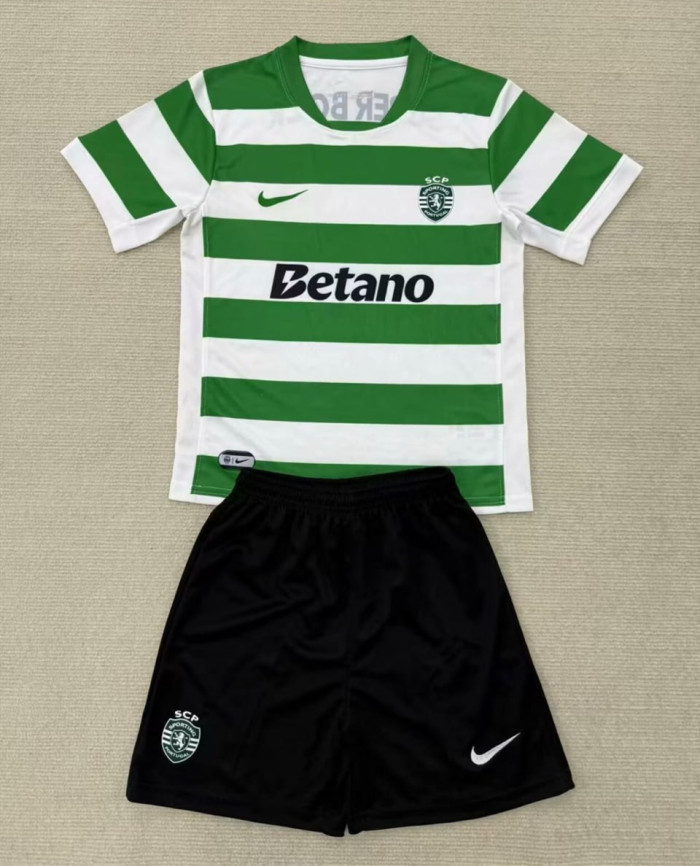 Sporting Lisbon Home Kids Suit & Socks 25/26
