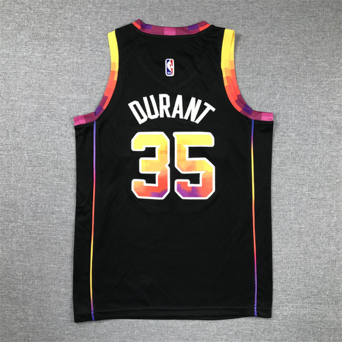 Phoenix Suns Kids Jersey Black Statement Edition 2023 NO.35 DURANT