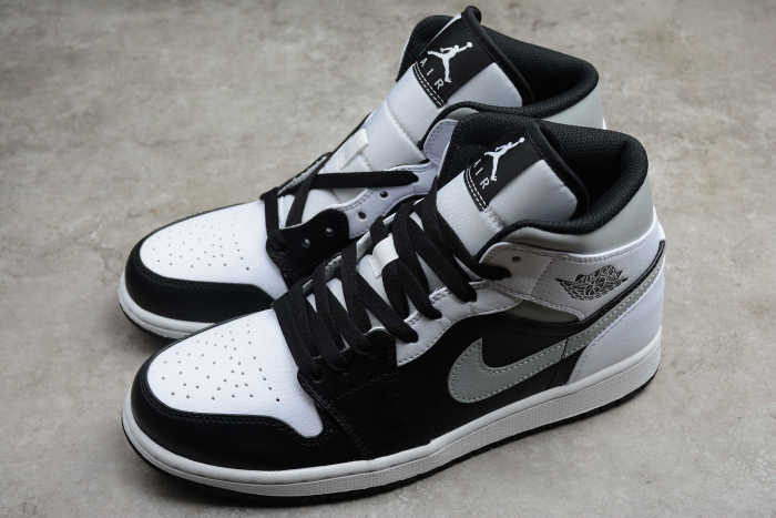 Air Jordan 1 Retro Mid White Shadow 554724-073
