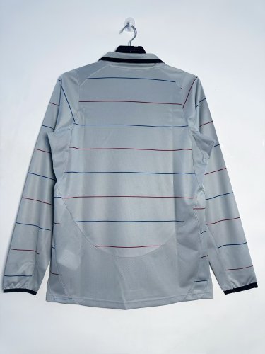 Barcelona Away Long Sleeve Retro Jersey 2003/04
