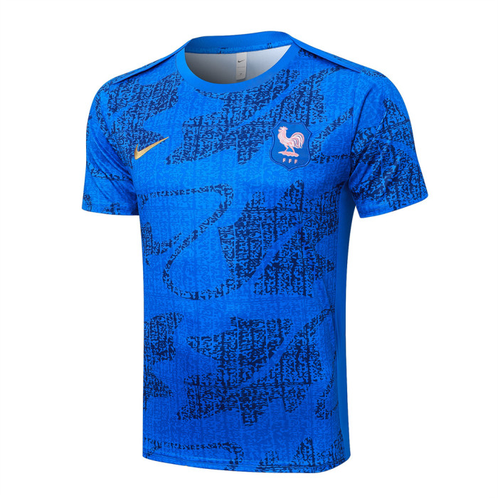 France Training Short Sleeve Suit 24/25