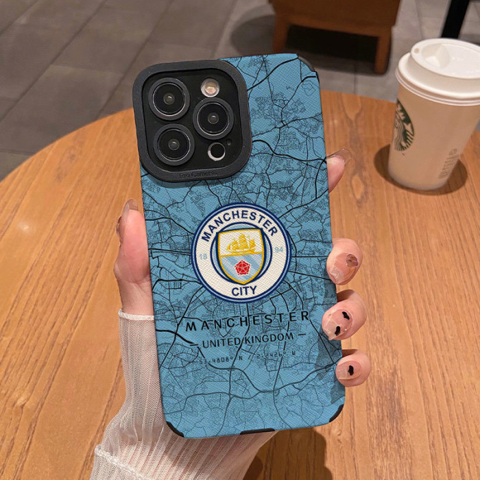 Football Phone Case For iPhone 16 16PRO 16PROMAX 15 15PRO 14 12 11 XS Max Matte Shockproof Soft Silicone Cover