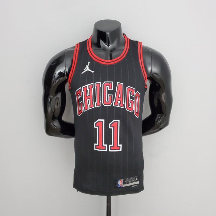 DeMar DeRozan Chicago Bulls 75th Anniversary Swingman Jersey Flyers Black