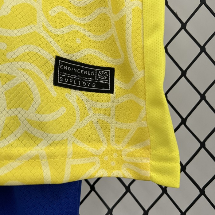 Brazil 2024 Copa America League Home Kids Suit