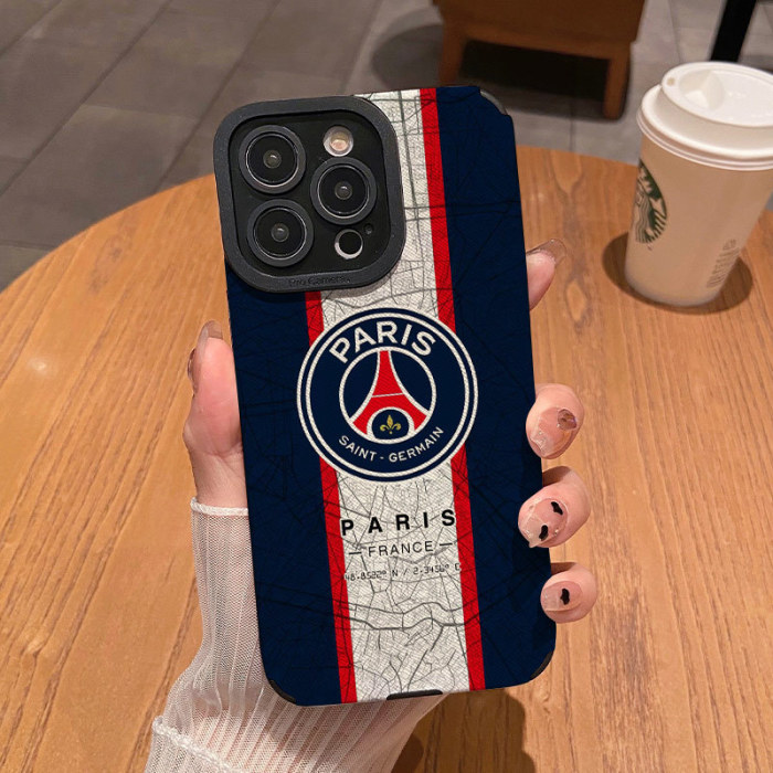 Football Phone Case For iPhone 16 16PRO 16PROMAX 15 15PRO 14 12 11 XS Max Matte Shockproof Soft Silicone Cover