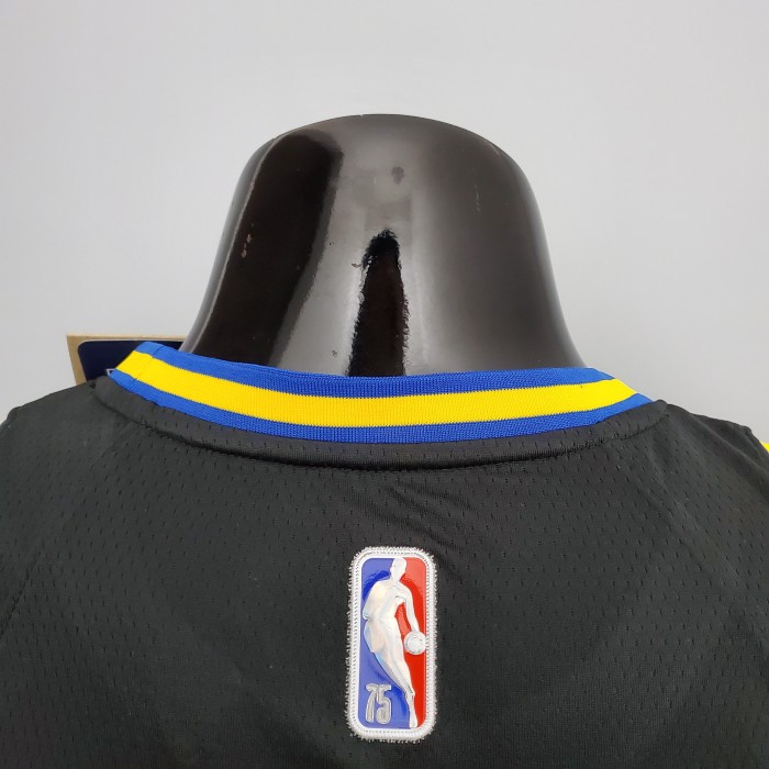 Stephen Curry Golden State Warriors 75th Anniversary Swingman Jersey Black