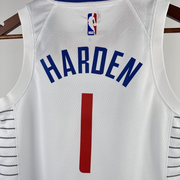 Los Angeles Clippers  Kids Jerjey  Icon Edition White 23/24 NO.1 Dončić