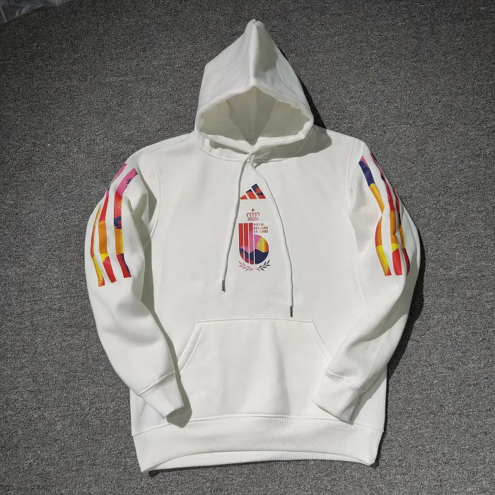 Belgium Football Fleece Lined Hoodie （Multiple colors）