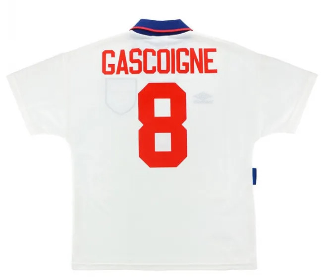 England Retro Home Jersey 1993-95