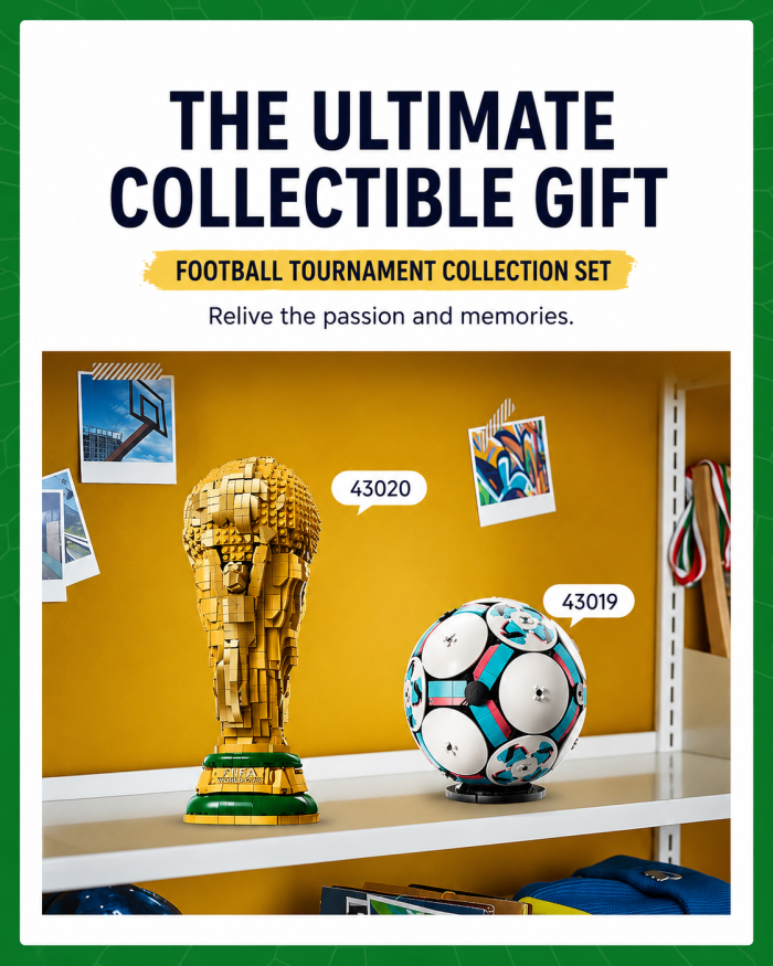 LEGO 43020 FIFA World Cup Football Fan Boy Assembled Building Block Toy Children's Gift