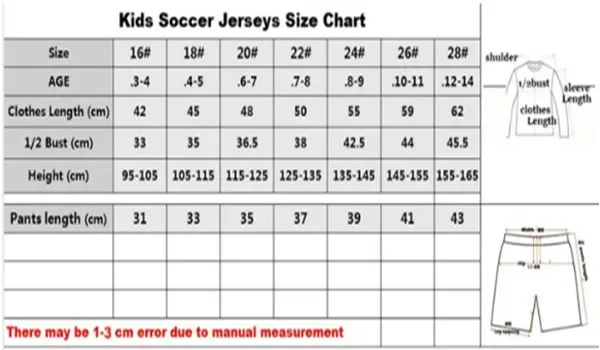 26-27 Colombia Away Kids Soccer Jersey