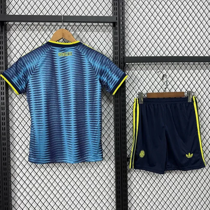 26-27 Colombia Away Kids Soccer Jersey