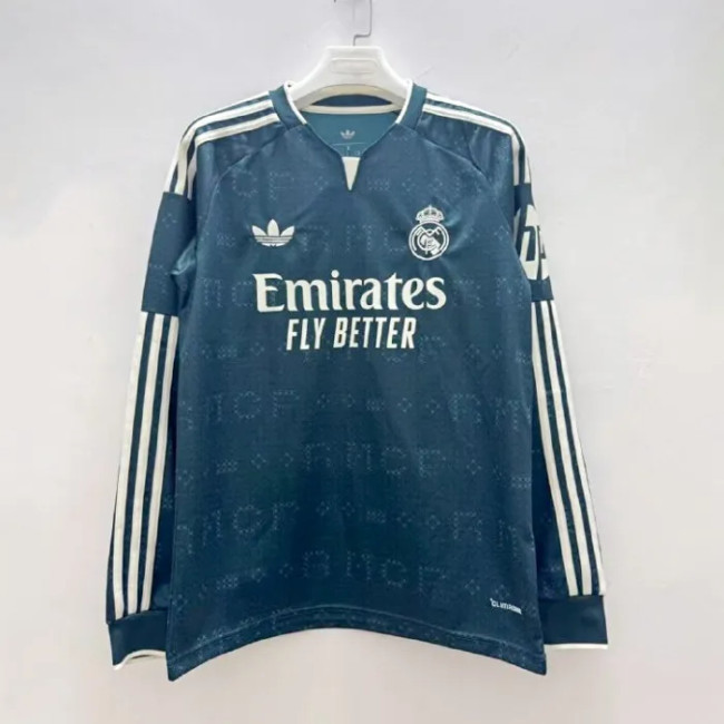 Real Madrid Away Men Long Sleeve Jersey 26/27