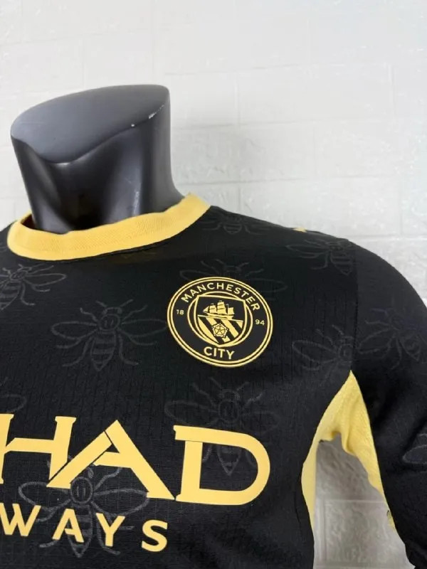 Manchester City Away Player Long Sleeve Men Jersey 26/27