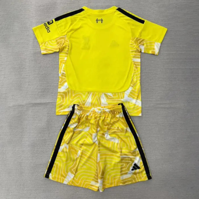 Liverpool Yellow Goalkeeper Ｍen Jersey Suit 26/27