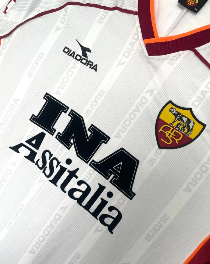 AS Roma Away Retro Long Sleeve Jersey 1999/00