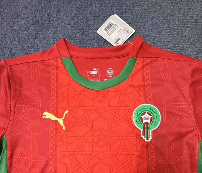 Morocco Home Man Jersey 2025