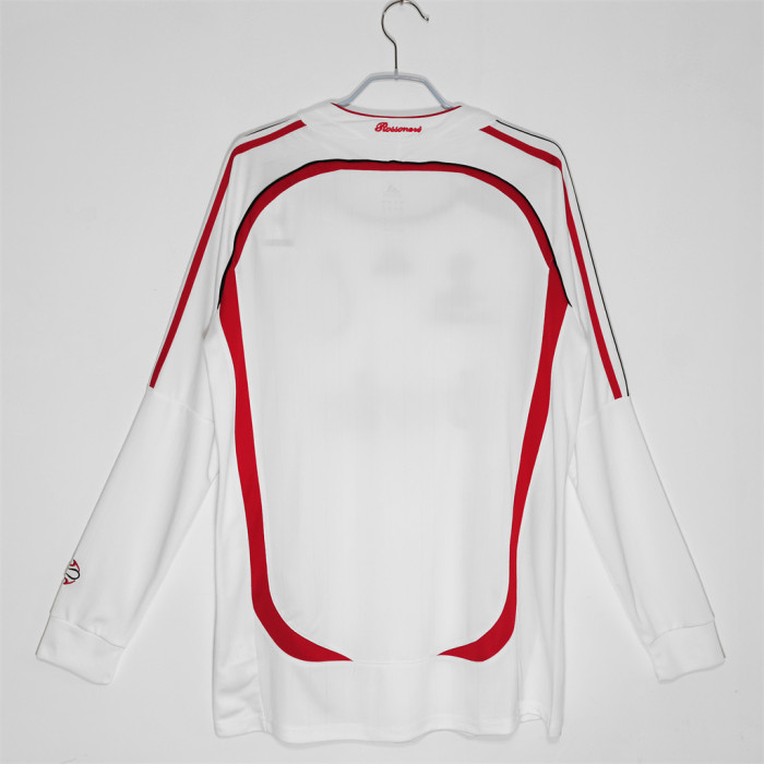 AC Milan Away Long Sleeve Retro Jersey 2006/07