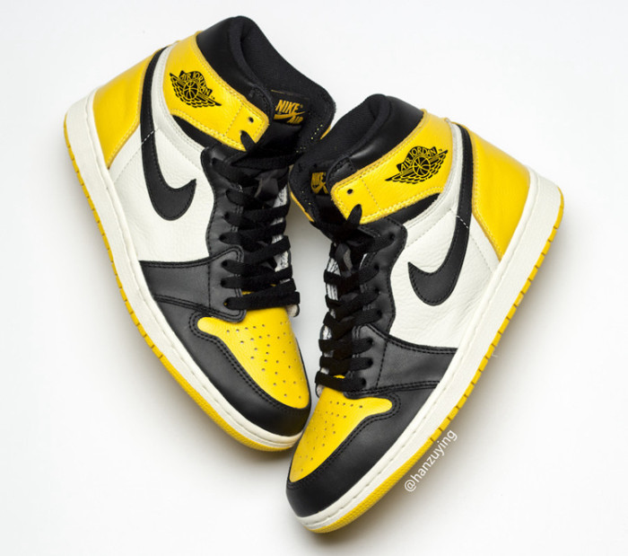 Air Jordan 1 Yellow Toe Black White AR1020-700