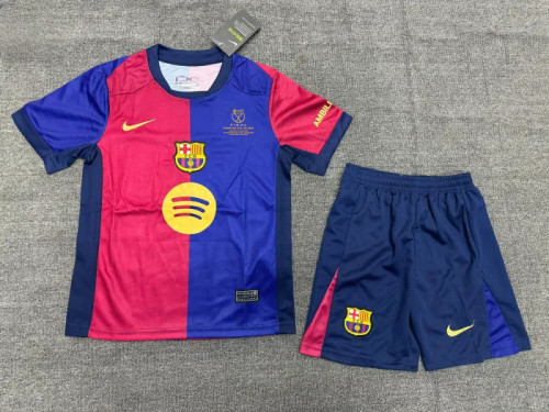Barcelona Copa del Rey Home Kids Suit 24/25