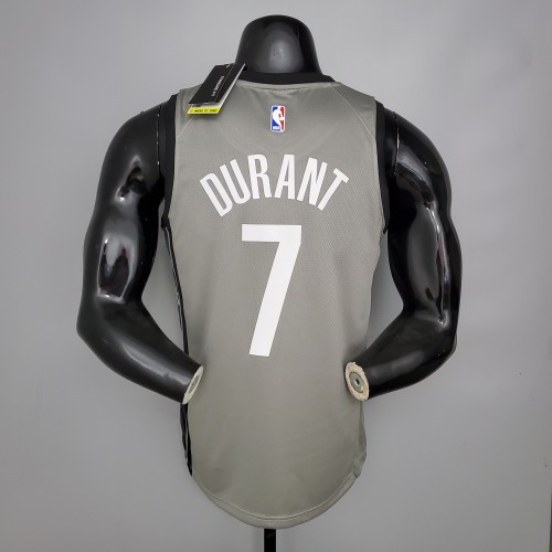 Kevin Durant Brooklyn Nets Flying Man Swingman Jersey Gray