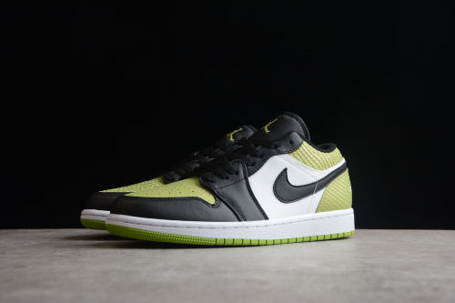 Air Jordan 1 Low Vivid Green Snakeskin DX4446-301