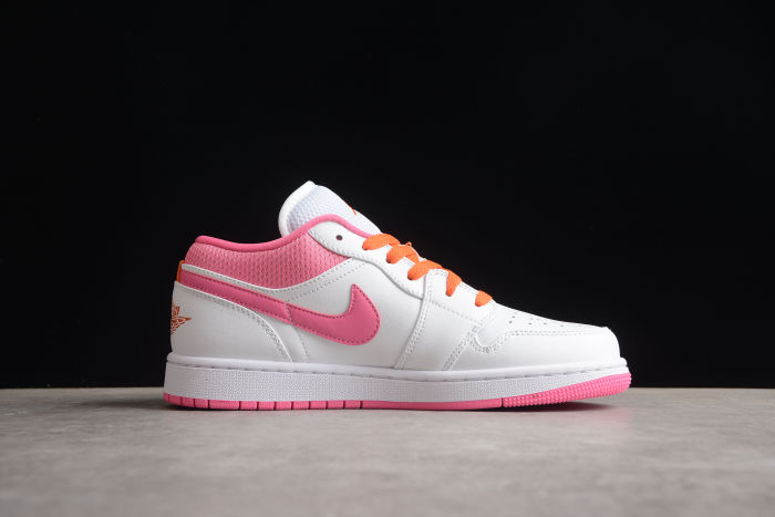 Air Jordan 1 Low White Pinksicle Safety Orange DR9498 168