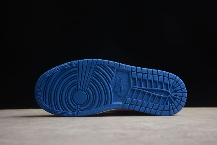 Air Jordan 1 Low Shoes Sport Blue Gym Red White DC0774-416