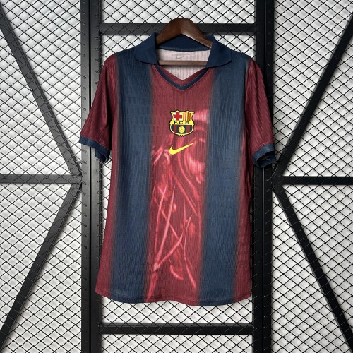 Barcelona x Travis Scott Home Retro Skeleton 2000/01 Player Jersey