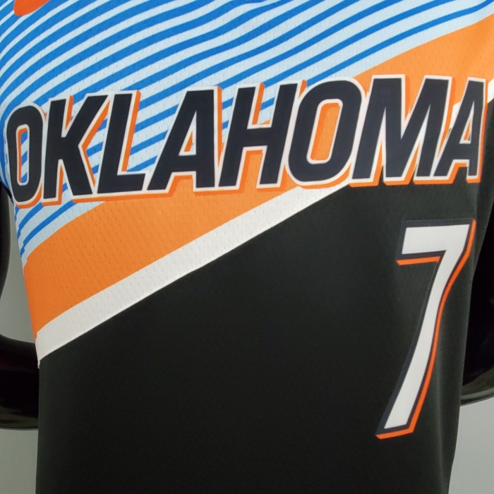 Carmelo Anthony Oklahoma City Thunder City Edition Swingman Jersey Black