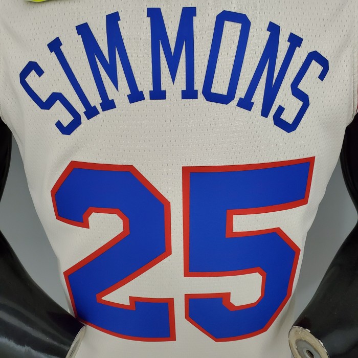Ben Simmons Philadelphia 76ers Bonus Edition 2020/21 Swingman Jersey Off-White
