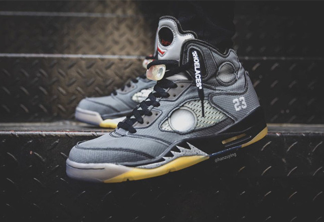 OFF-WHITE x Air Jordan 5 Retro SP “Muslin” CT8480-001