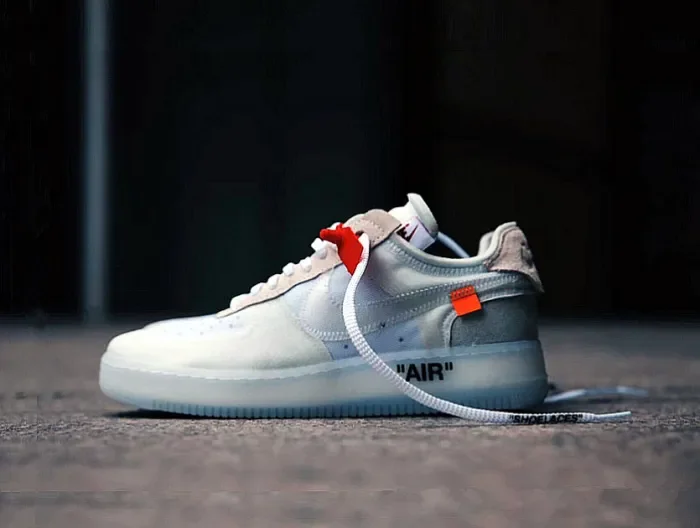 Off White x Air Force 1 Virgil Low White with Zip-Tie A04606-100